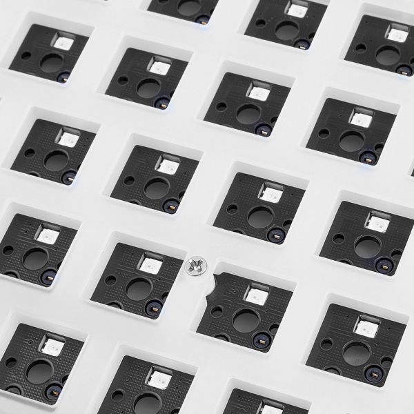 Sharkoon SKILLER SGK50 S3 weiß, DE-Layout Gateron Brown