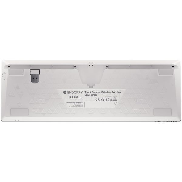 ENDORFY Thock Compact Wireless Pudding Onyx White, DE-Layout Kailh Box Red