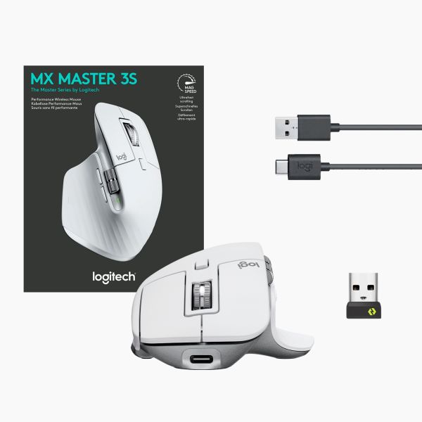 Logitech MX Master 3S hellgrau