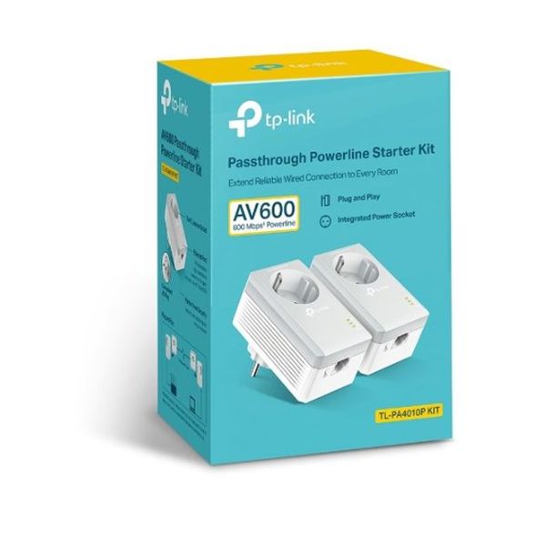 TP-Link Powerline AV500 Nano Adapter Kit 300 MBit/s 1x LAN 10/100 2er Pack weiss